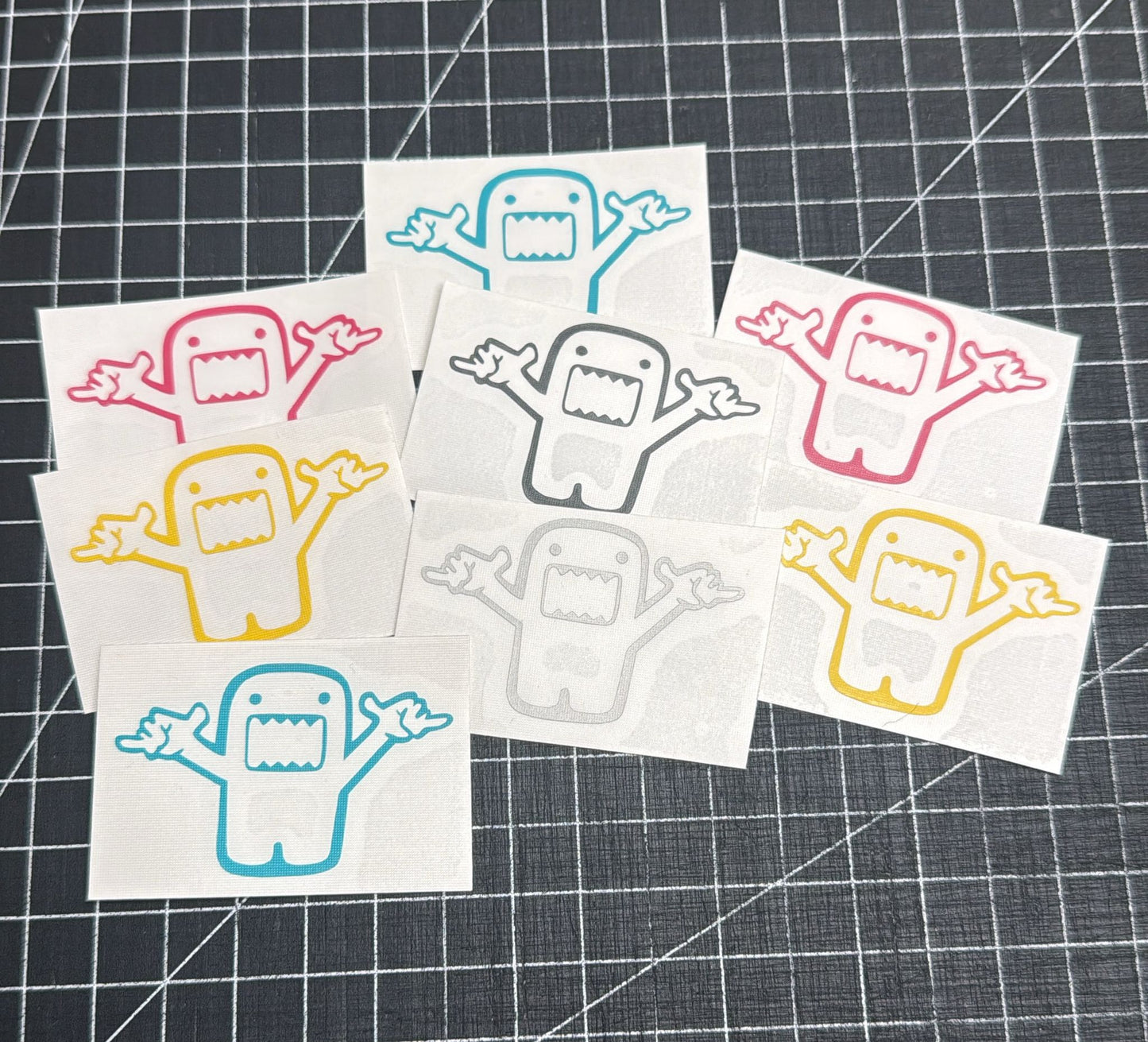 Aufkleber / Sticker - Domo Kun - Send It Auto MX MTB Bike