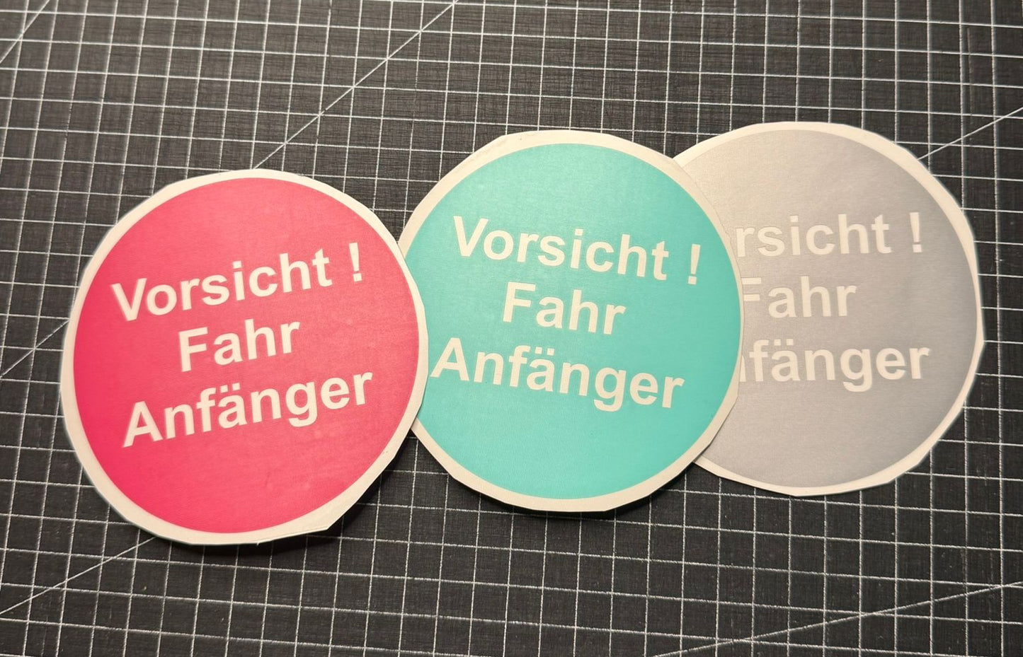 Aufkleber / Sticker - Vorsicht Fahr Anfänger