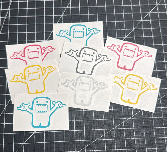 Aufkleber / Sticker - Domo Kun - Send It Auto MX MTB Bike
