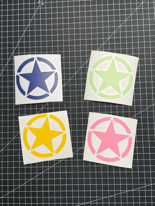 Aufkleber / Sticker - Army Stern - Gr. L