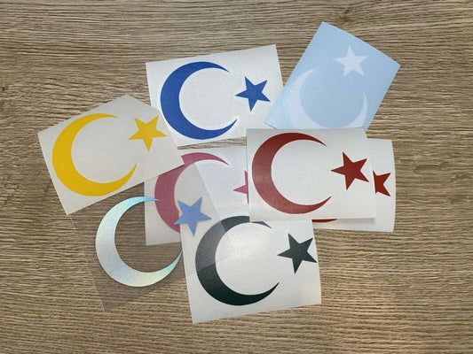 2 x Aufkleber / Sticker - Türkei Türkiye Flagge - Grösse M